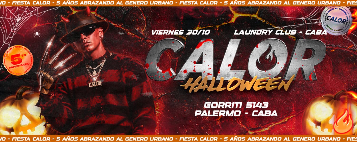 Imagen de Fiesta Calor X Laundry Club: Halloween 🔥🎃