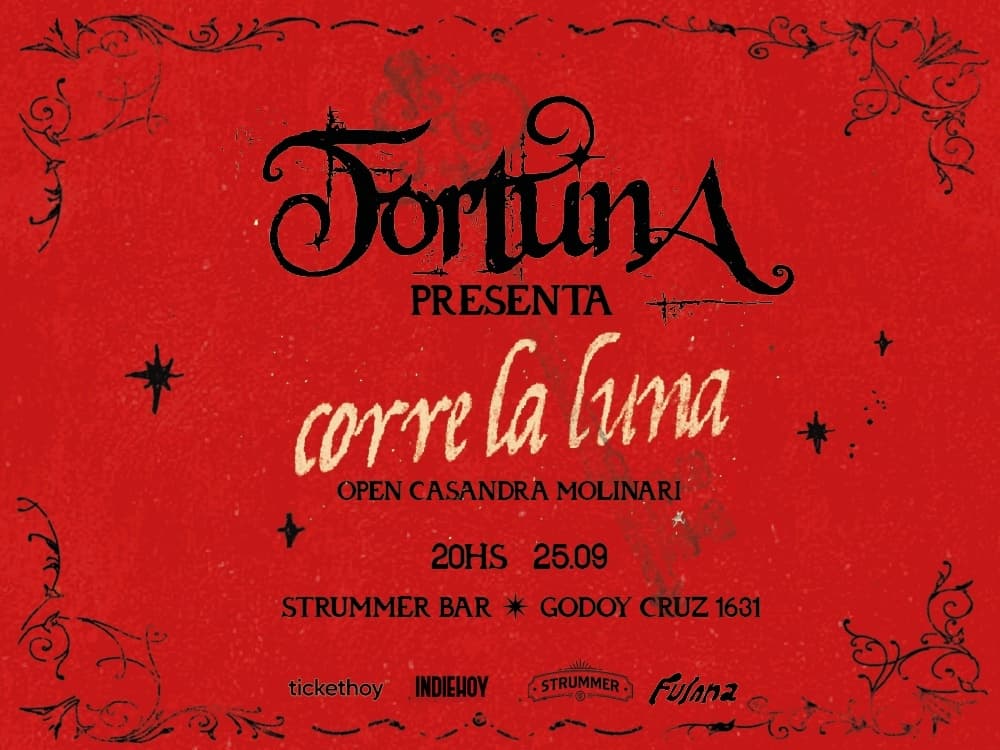 Imagen de Fortuna presenta "Corre la luna"