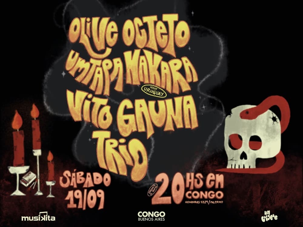 Imagen de Olive Octeto + Umtapa Nakara + Vito Gauna trío