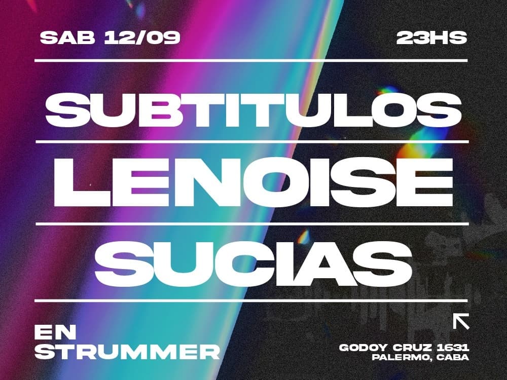 Imagen de Lenoise - Los Subtítulos - Sucias
