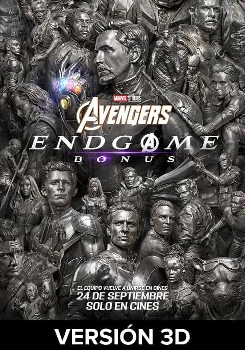 Poster de AVENGERS ENDGAME 3D