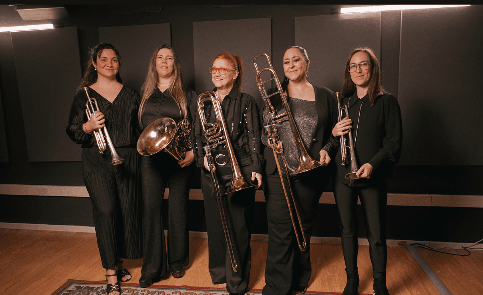 Imagen de Quintetas del Brass: Nosotras en tango