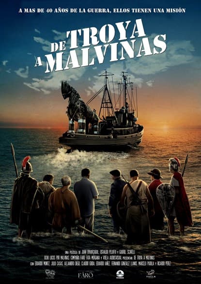 Poster de De Troya a Malvinas