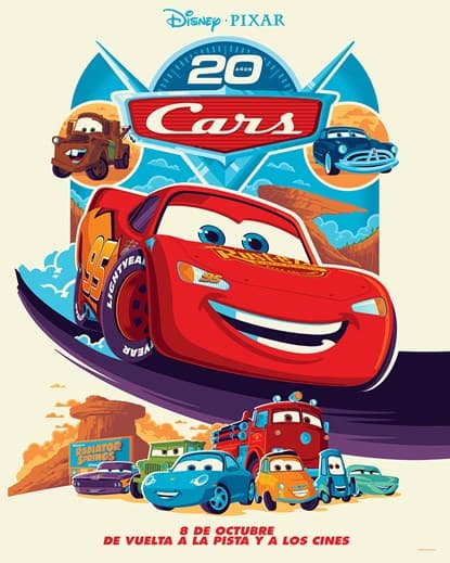 Poster de Cars 20° Aniversario