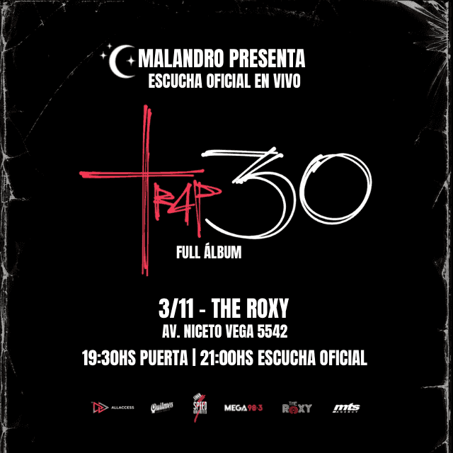 Imagen de Malandro Presenta Trap +30