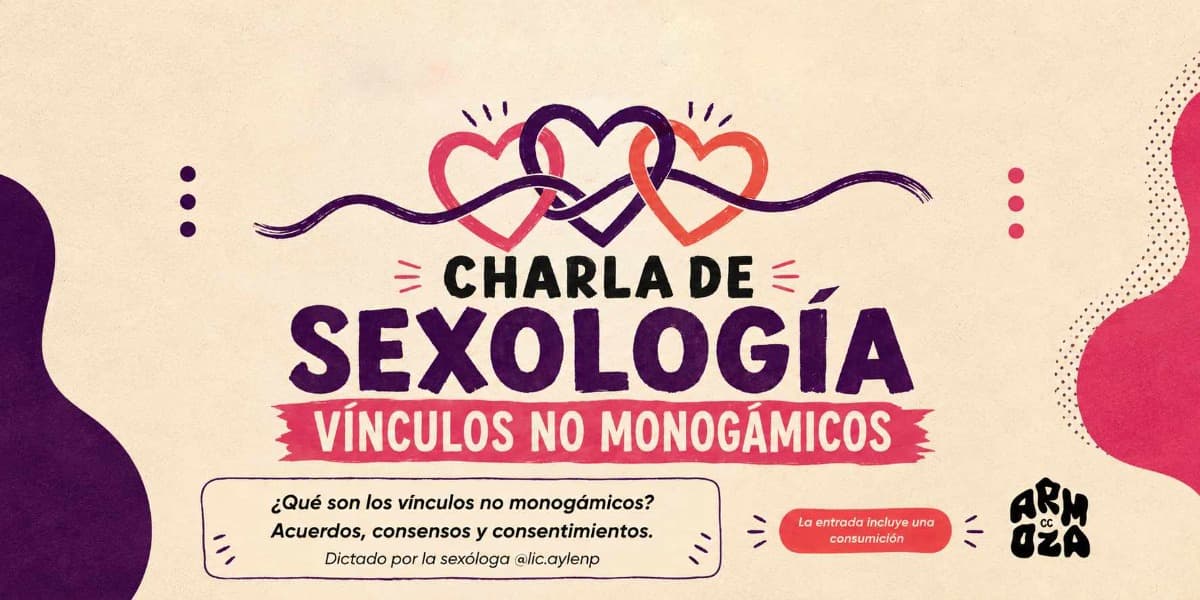 Imagen de Charla de Sexología: Vínculos no monogámicos