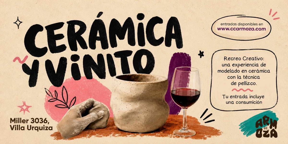 Imagen de Cerámica y Vinito