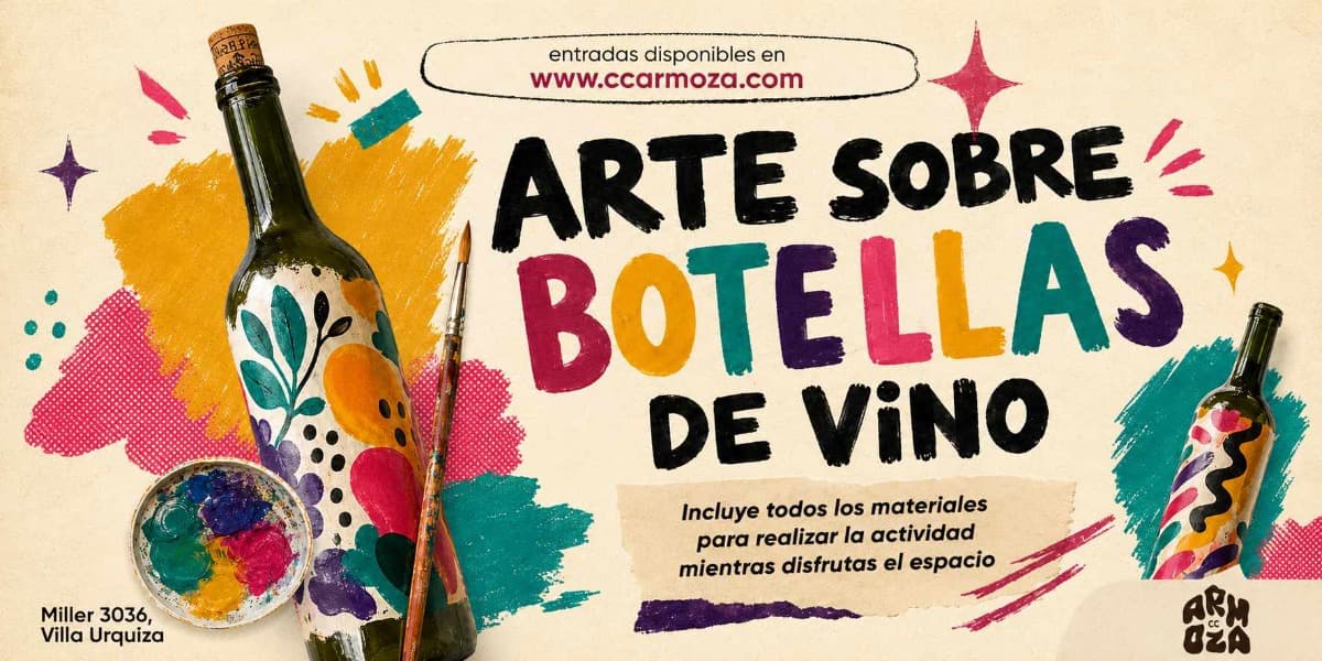 Imagen de Arte Sobre Botellas de Vino!