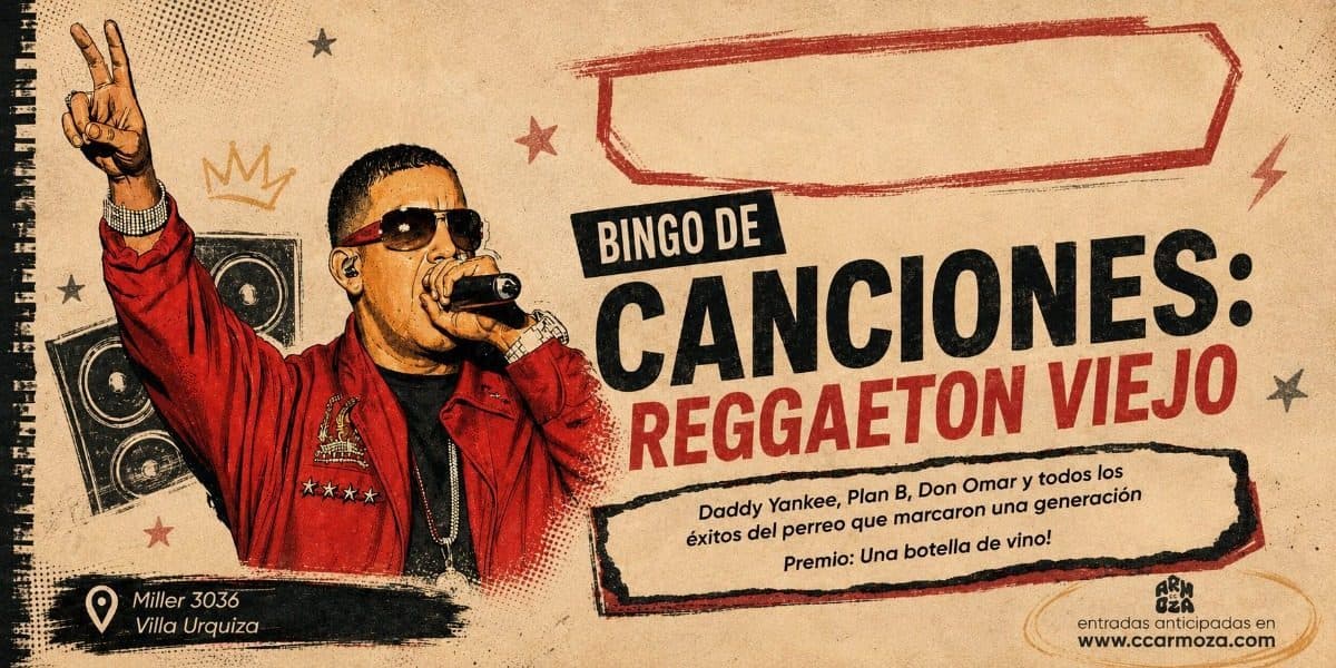 Imagen de Bingo de Canciones:REGGAETON VIEJO