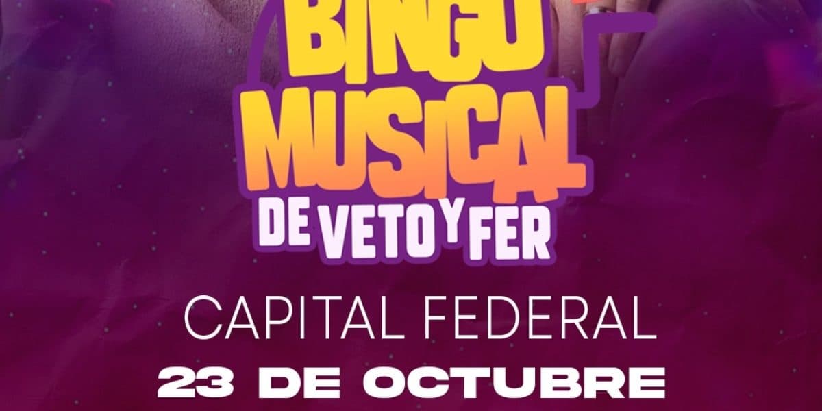 Imagen de El Bingo Musical de Veto y Fer