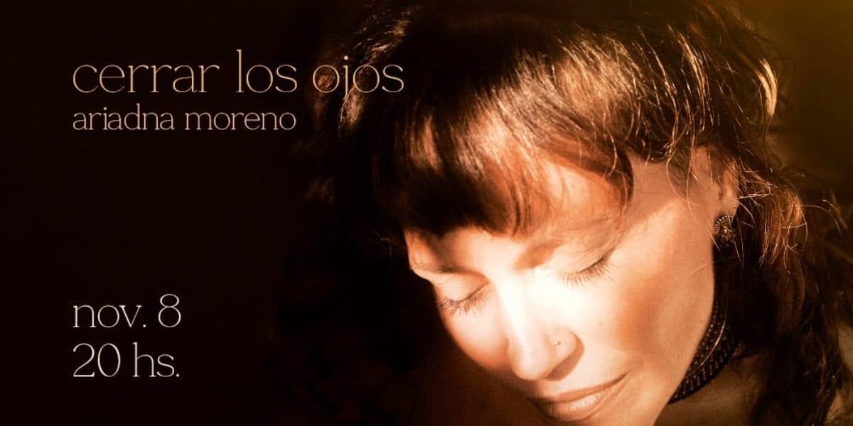 Imagen de Ariadna Moreno presenta Cerrar los Ojos