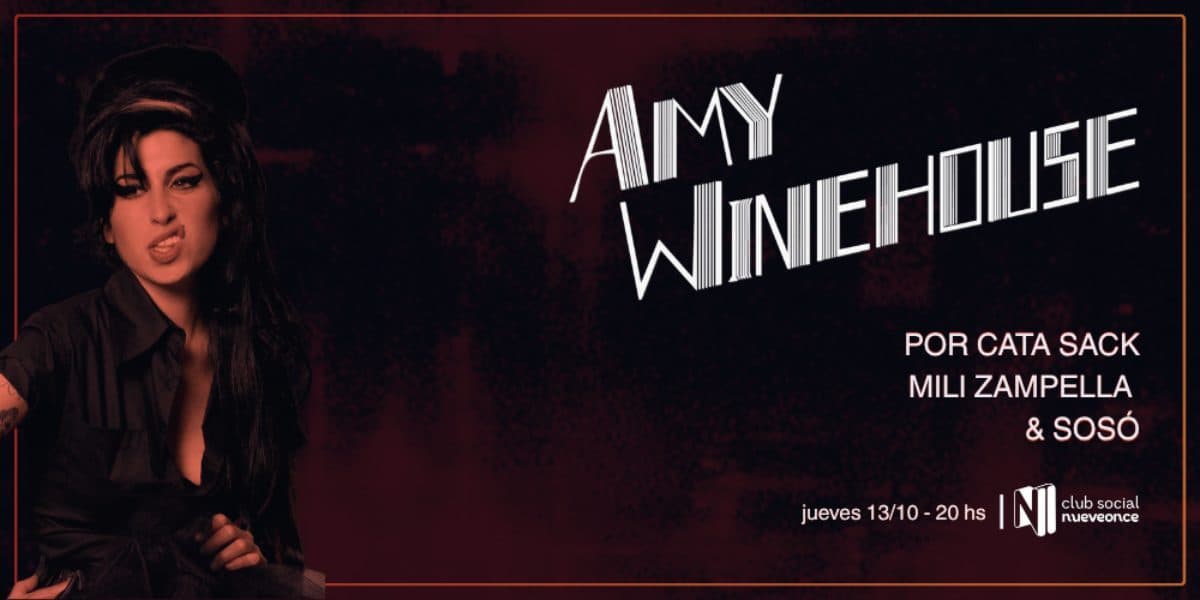 Imagen de AMY WINEHOUSE x Cata Sack, Mili Zampella y Sosó