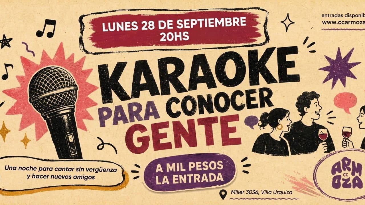 Imagen de Karaoke para conocer gente A MIL PESOS