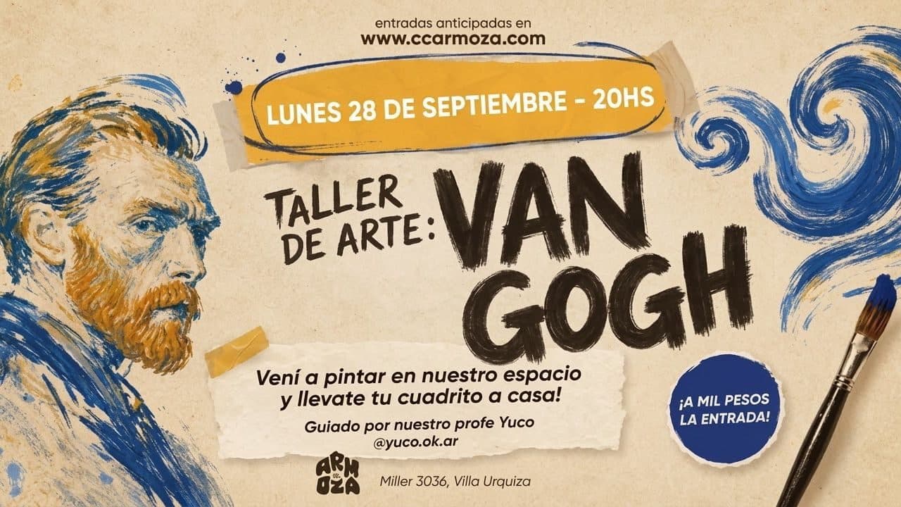 Imagen de Taller de Arte: Van Gogh a Mil Pesos!