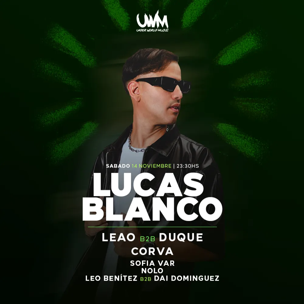 Imagen de U W M @ Auditorio Recoleta Lucas Blanco , Leao B2b Duque , Corva , Sofia Var , Nolo , Dai Dominguez , Leo Benitez