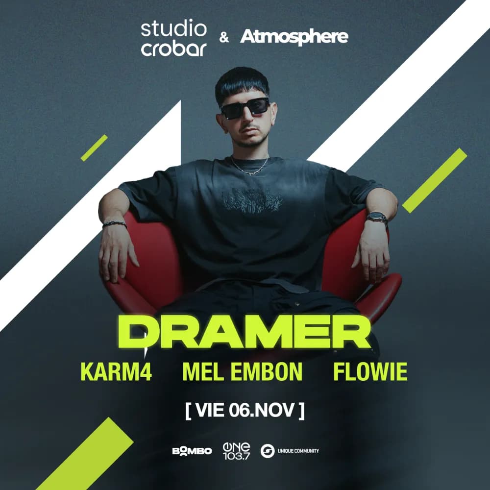 Imagen de Dramer, Karm4, Mel Embom, Flowie @ Studio Crobar