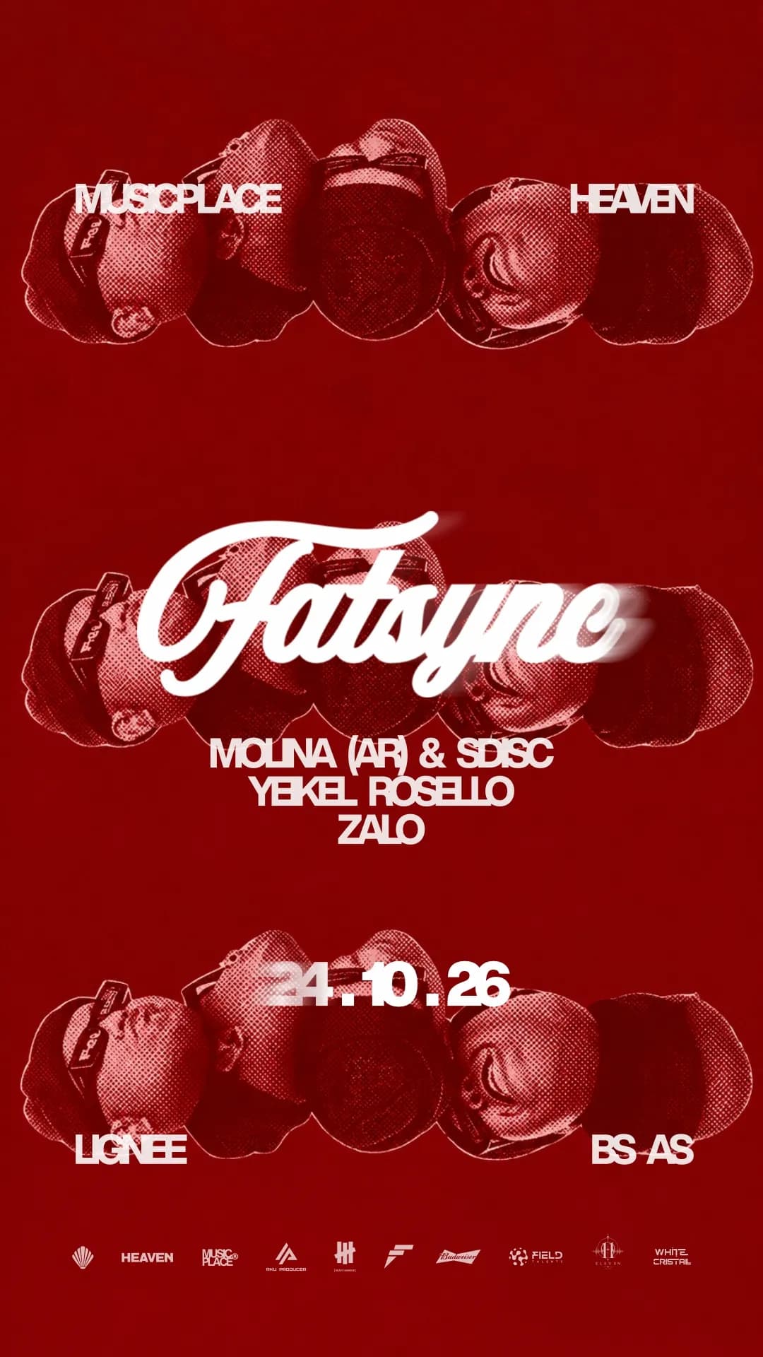 Imagen de MUSICPLACE x HEAVEN PRES. FATSYNC [LIGNEE NIGHT] | SAB 24 DE OCTUBRE