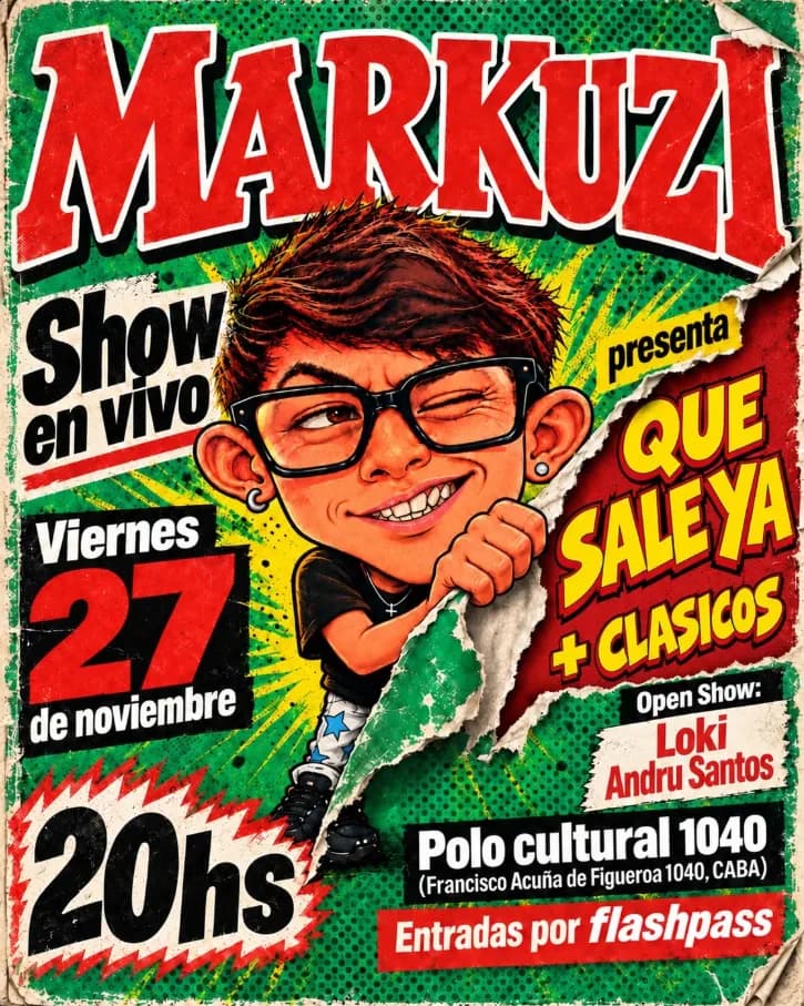 Imagen de Markuzi en vivo