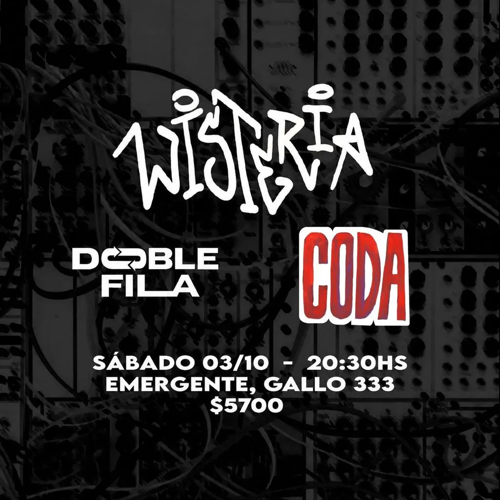 Imagen de Wisteria, CODA y Doble fila en El Emergente