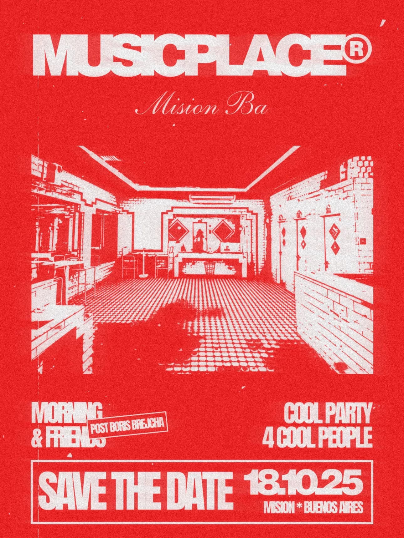 Imagen de Musicplace: Morning & Friends [Post Boris Brejcha] Misión | Dom 18 de Octubre