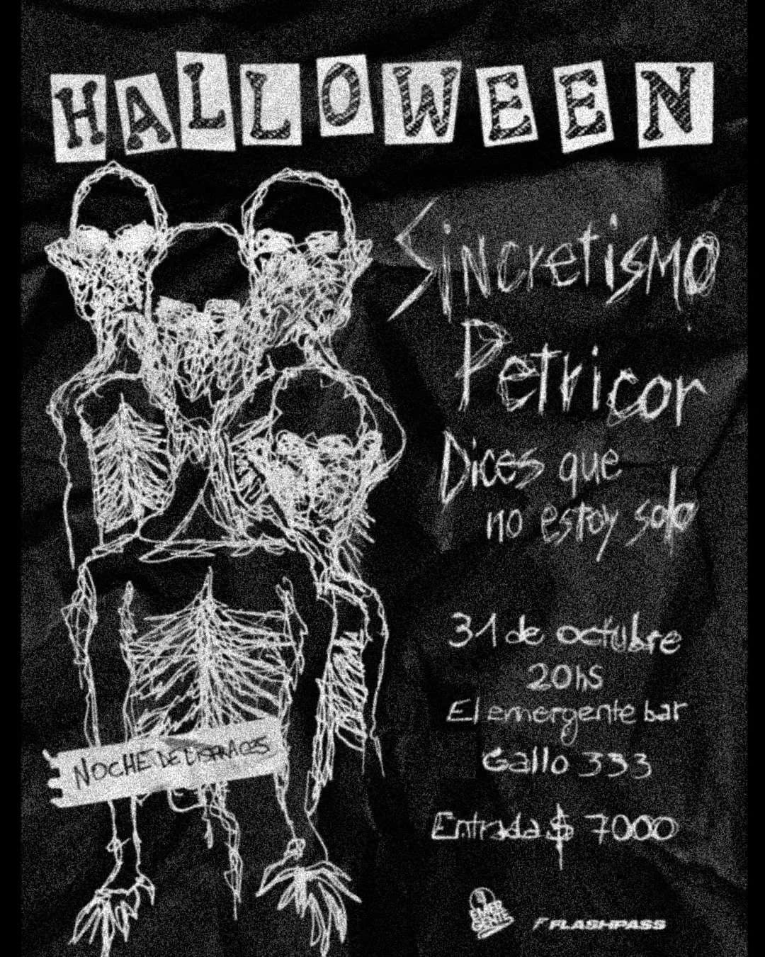 Imagen de NOCHE DE DISFRACES - Petricor, Sincretismo y Dices que no estoy solo