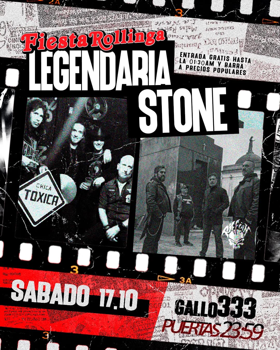 Imagen de Legendaria Abasto - Riffian (tributo a Riff) + Chica Tóxica