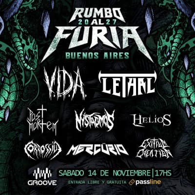 Imagen de VIDA - RUMBO AL FURIA @ Groove