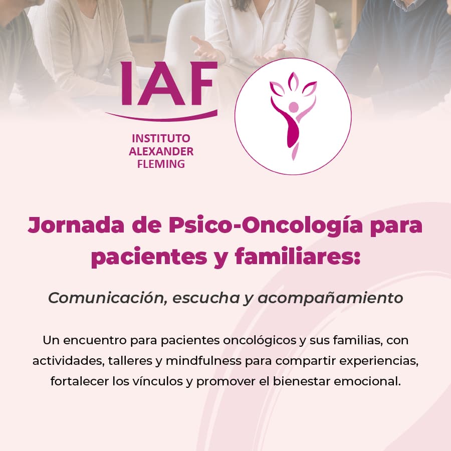 Imagen de Jornada de Psico-Oncología para pacientes y familiares: Comunicación, escucha y acompañamiento