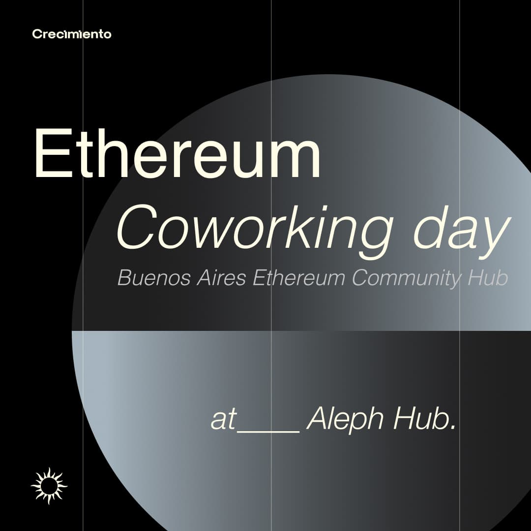 Imagen de Ethereum Coworking Day