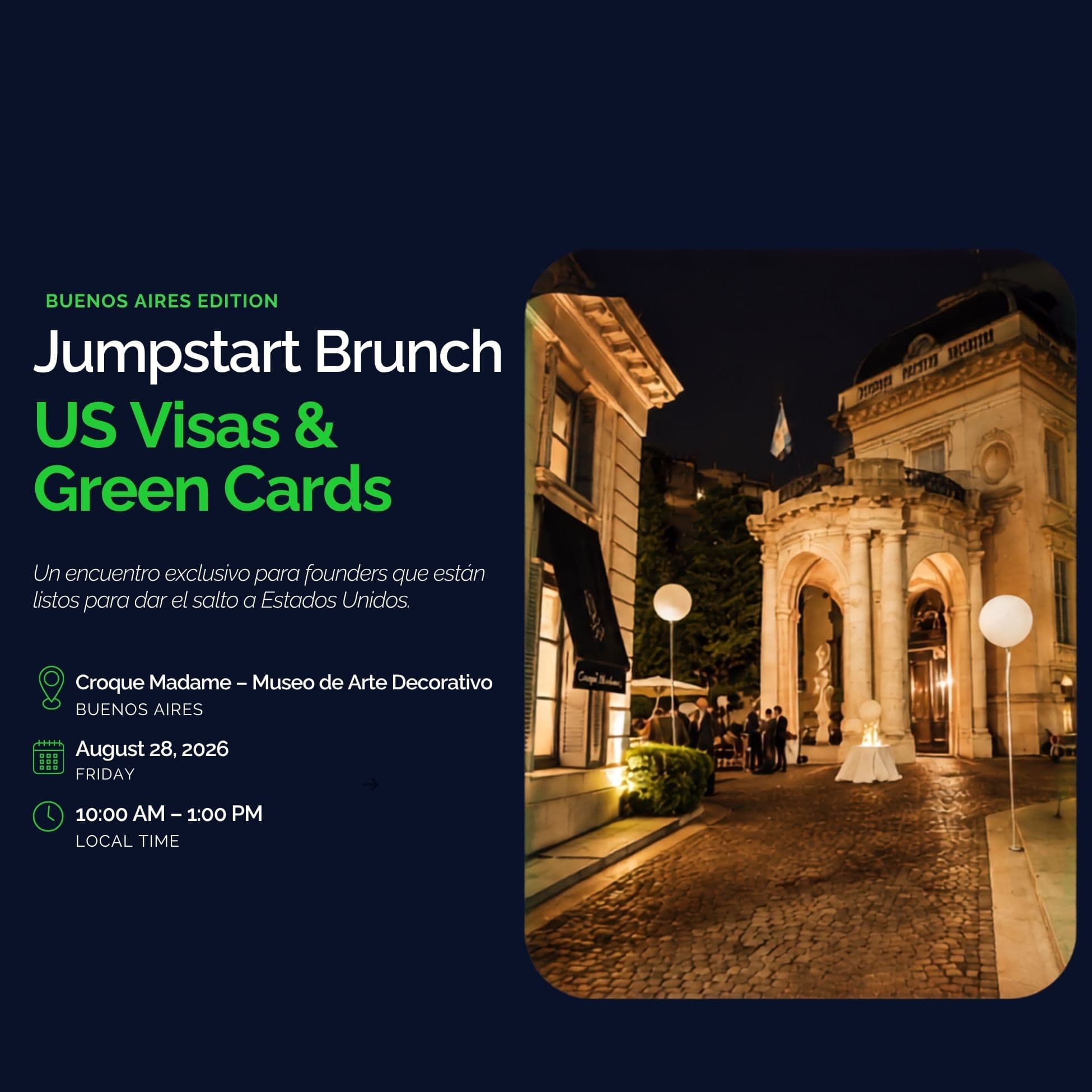 Imagen de Jumpstart Brunch: US Visas & Green Cards