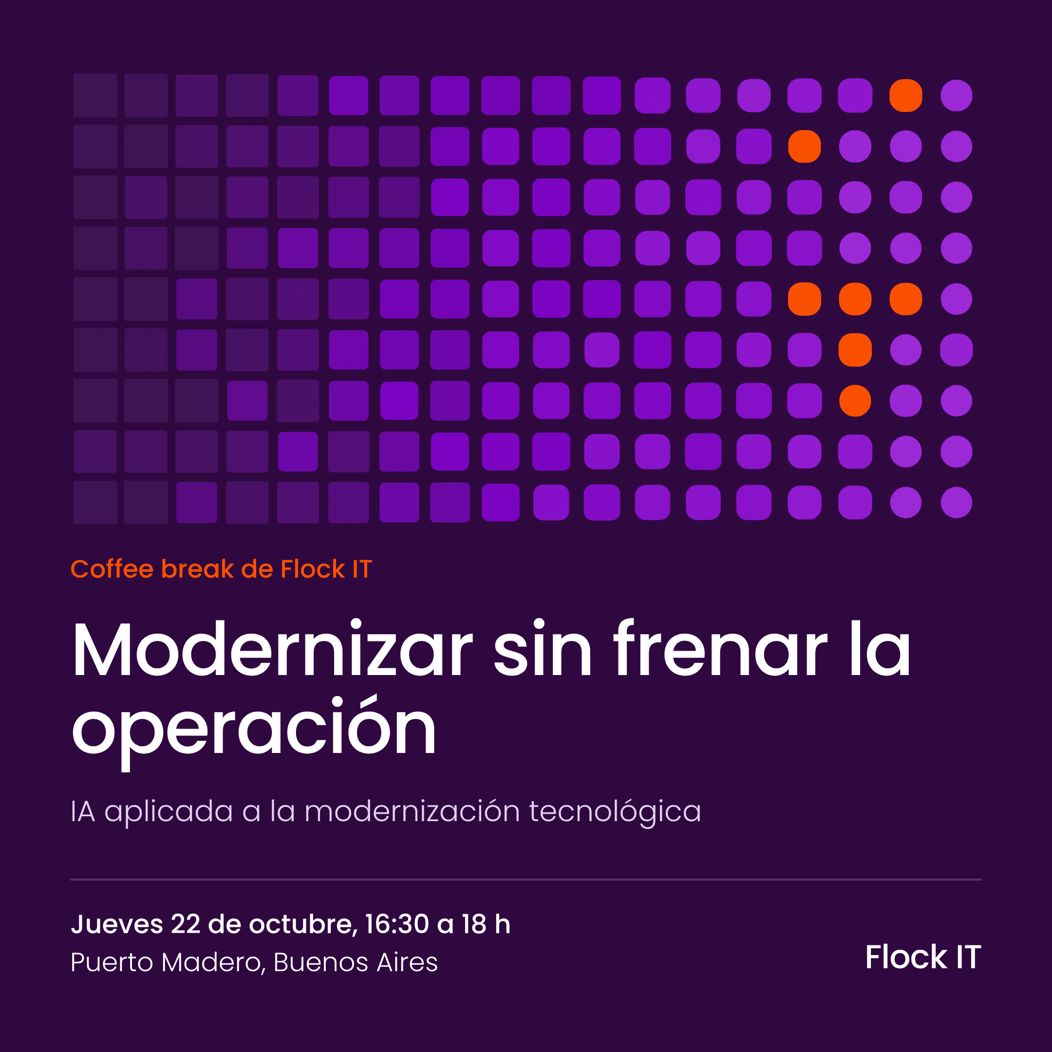 Imagen de Coffee break: Modernizar sin frenar la operación