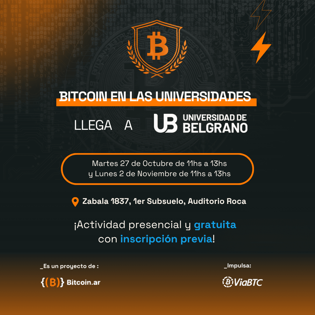 Imagen de Bitcoin en las Universidades en Universidad de Belgrano