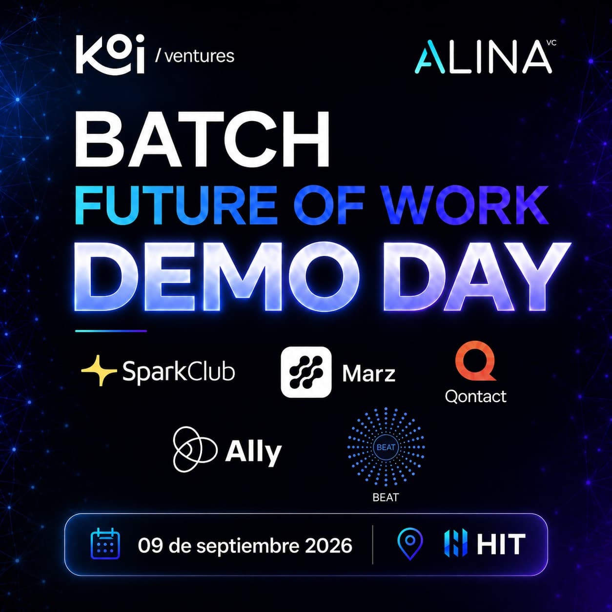 Imagen de Demo Day FoW - Koi Ventures + Alina VC