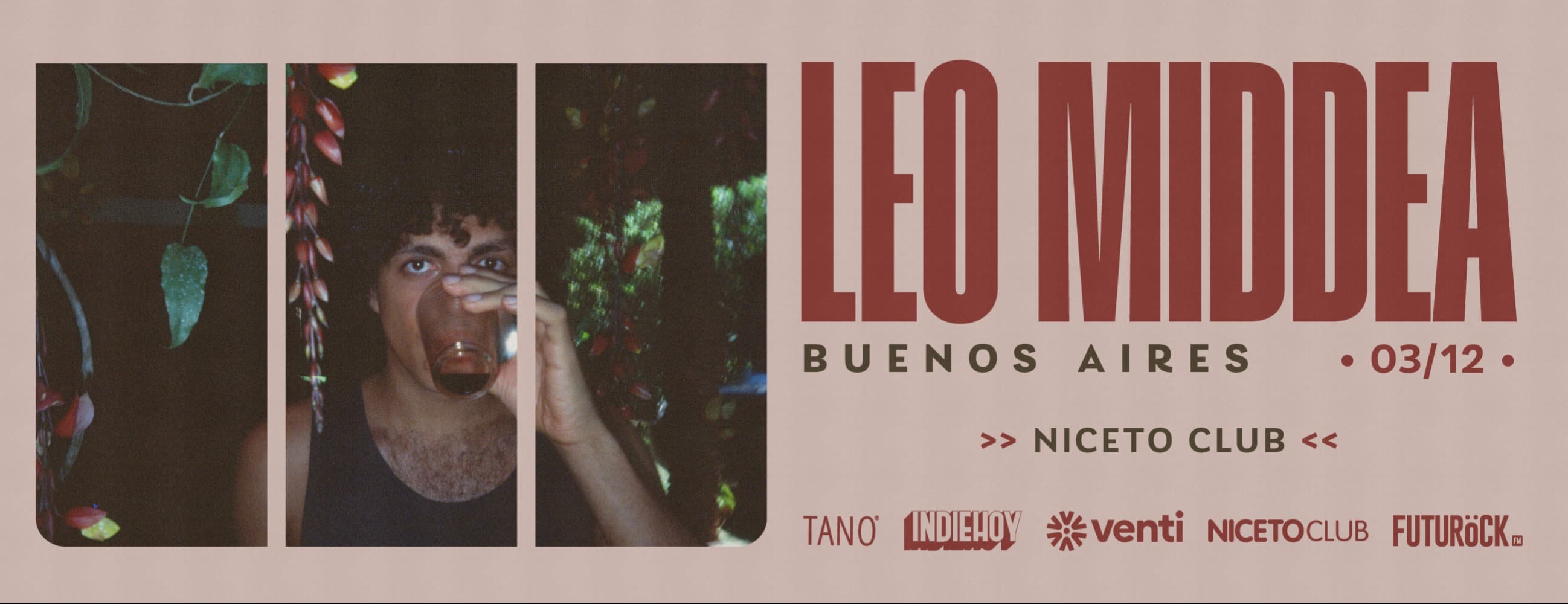 Imagen de LEO MIDDEA PRESENTA NOTICIAS DE PUGLIA EN BUENOS AIRES en Niceto Club (+18 años)