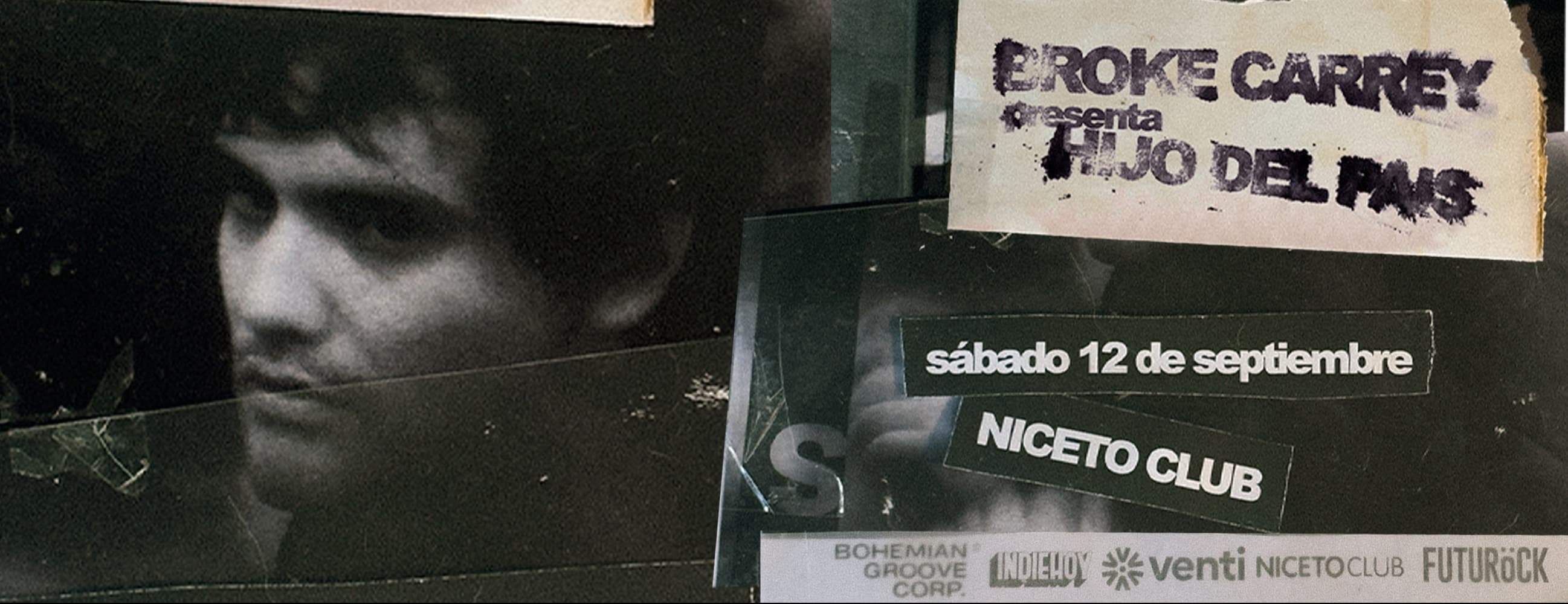 Imagen de BROKE CARREY presenta Hijo del País en Niceto Club (+18 años)