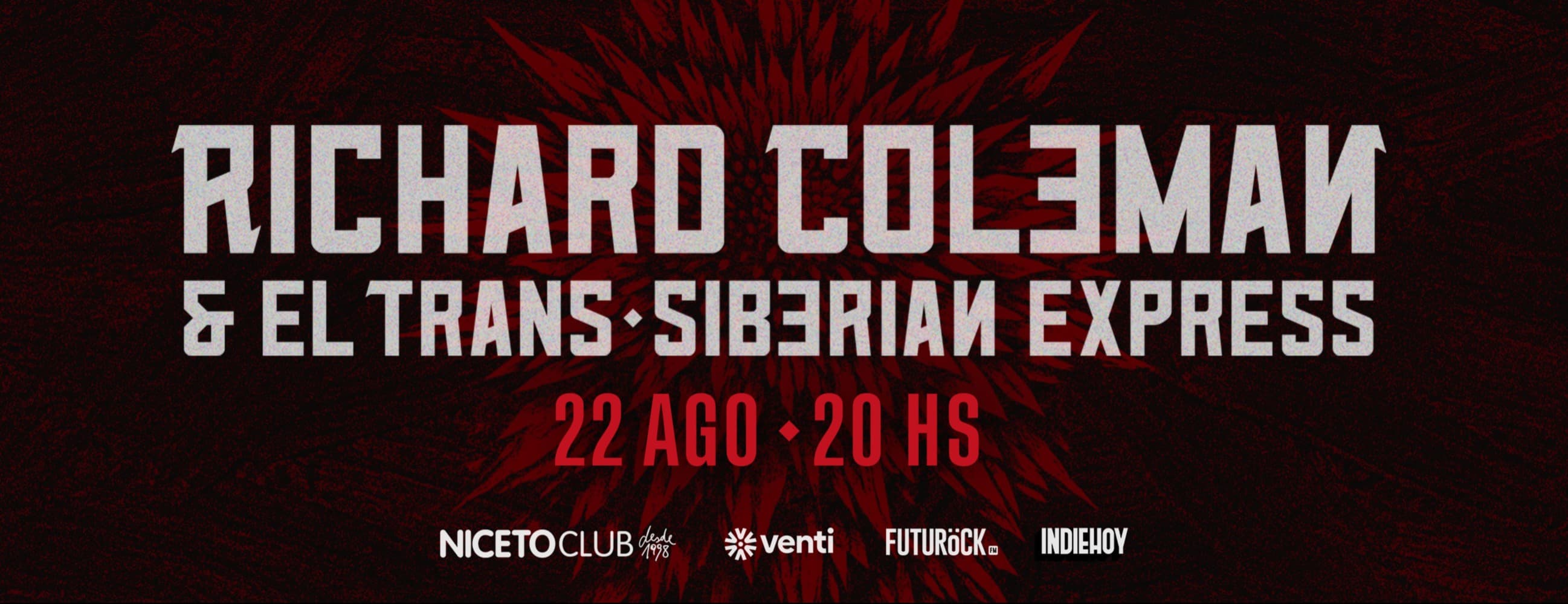 Imagen de Richard Coleman & El Trans-Siberian Express en Niceto Club (+18 años)