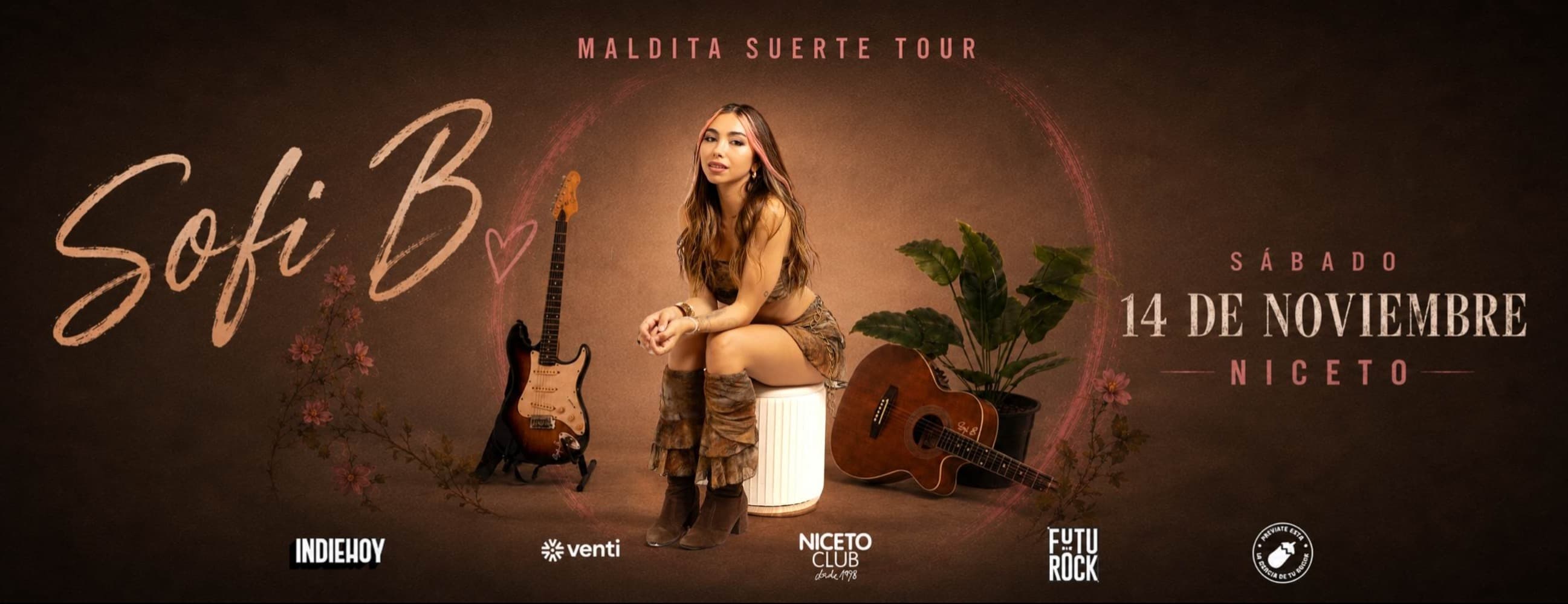 Imagen de SOFI B. : Maldita Suerte Tour en Humboldt - Niceto Club (ATP)