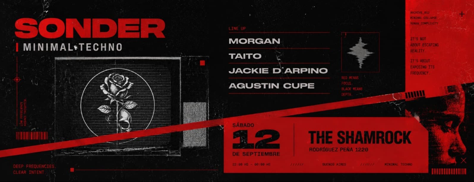 Imagen de Sonder @ Shamrock Basement - Morgan / Taito / Jackie D'Arpino / Agustin Cupe