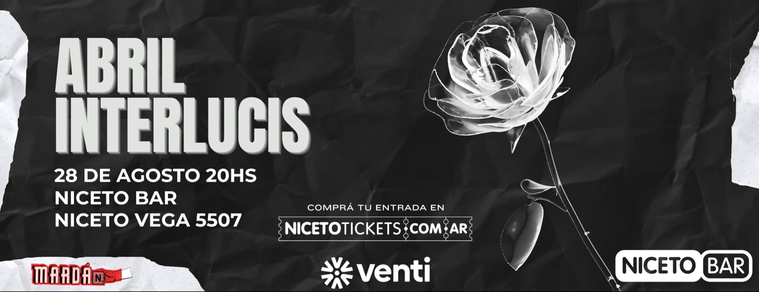 Imagen de ABRIL + INTERLUCIS en Niceto Bar