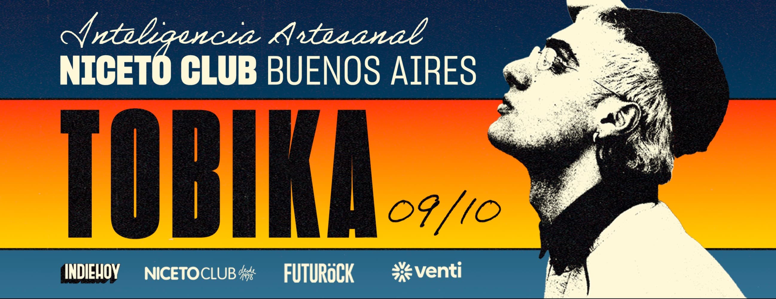 Imagen de TOBIKA presenta INTELIGENCIA ARTESANAL en Niceto Club