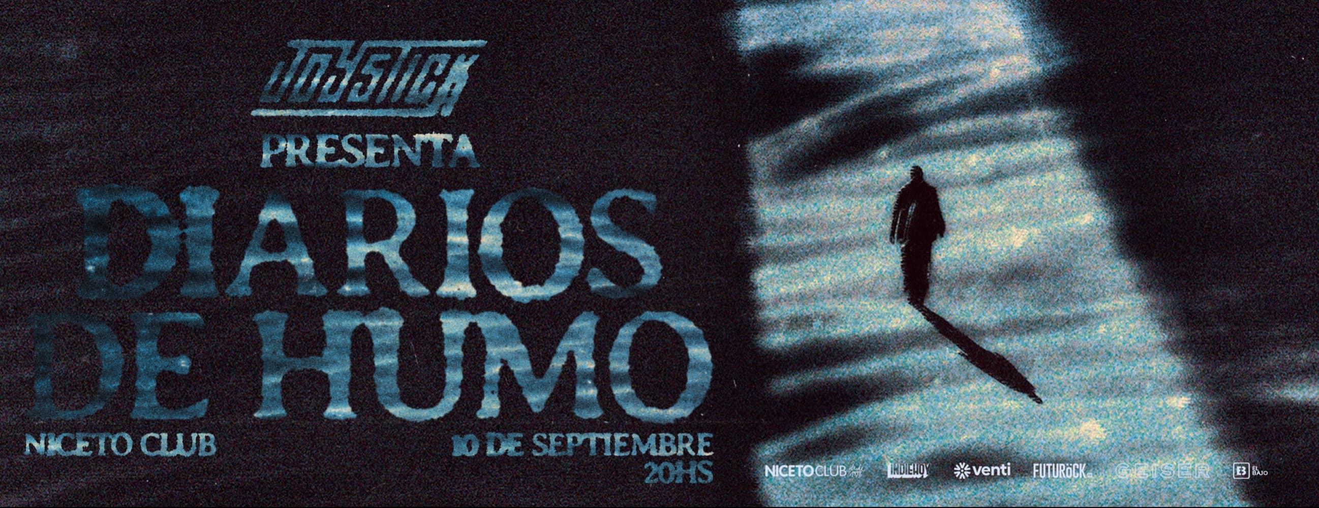 Imagen de JOYSTICK PRESENTA DIARIOS DE HUMO en Niceto Club (+18 años)