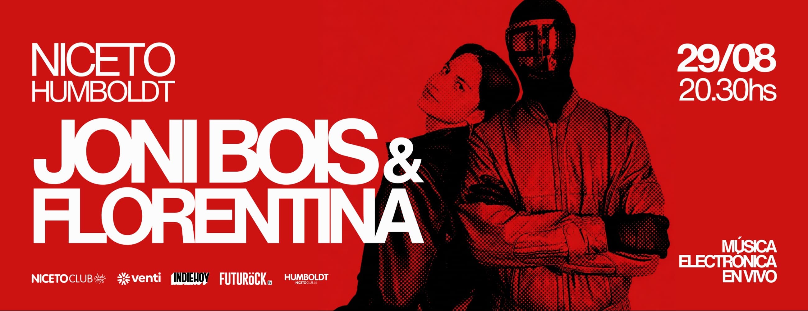Imagen de JONI BOIS y FLORENTINA en Humboldt| Niceto Club (+18 años)