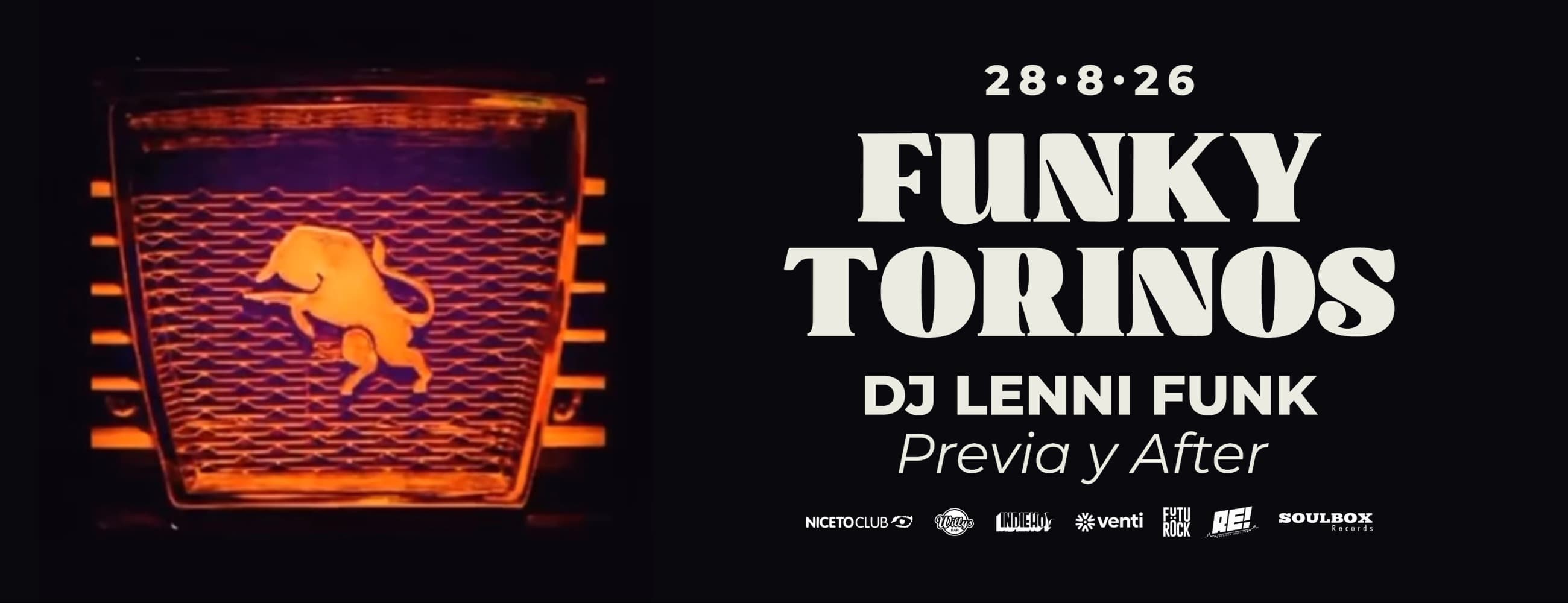 Imagen de FUNKY TORINOS 90’ en Niceto Club (+18 años )