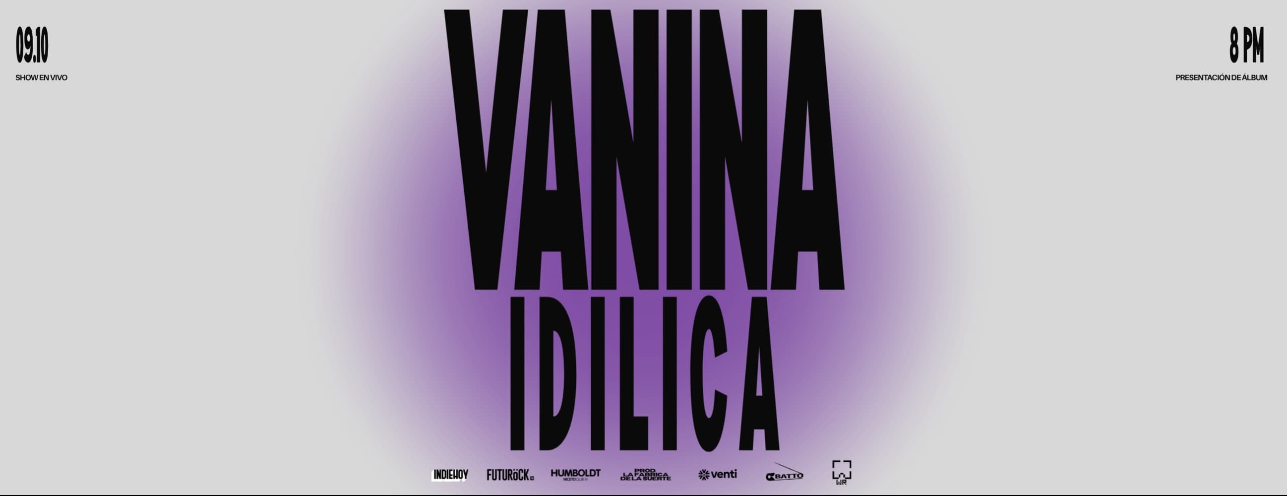 Imagen de VANINA: IDÍLICA en Humboldt | Niceto Club (+18 años)