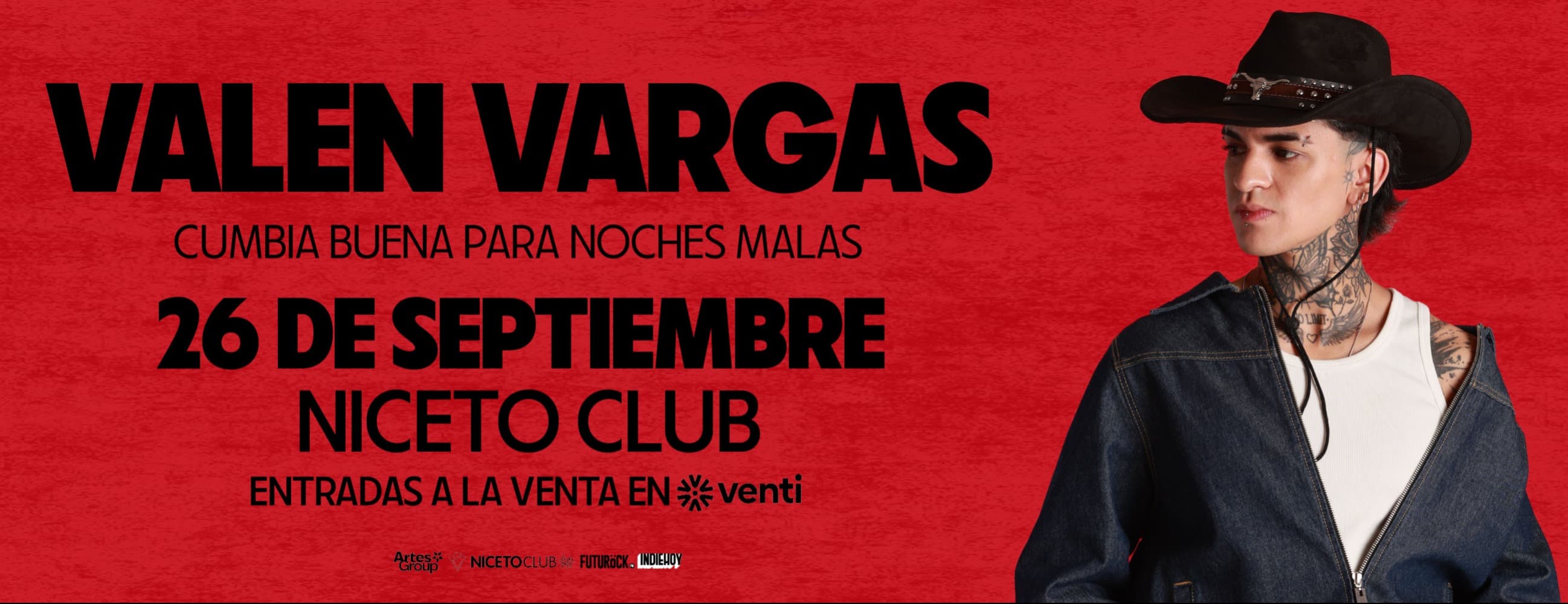 Imagen de Valen Vargas - Cumbia Buena para Noches Malas en Niceto Club (+18 años)