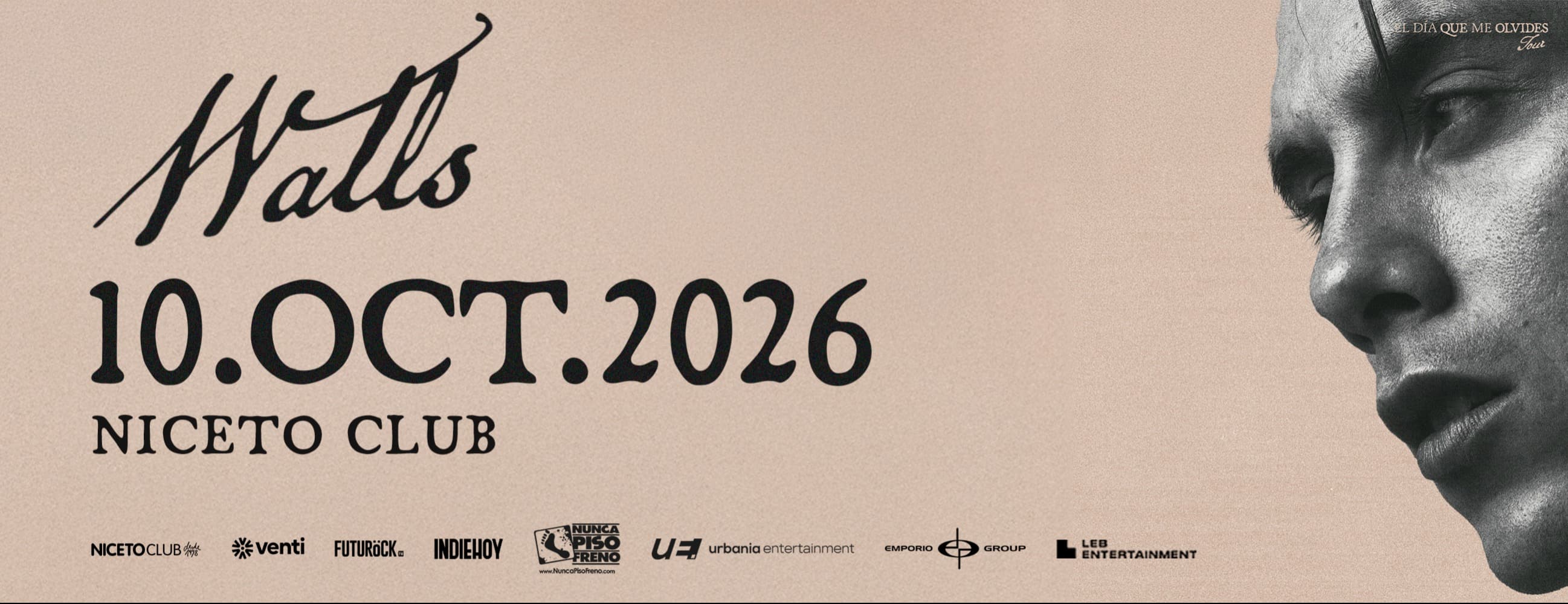 Imagen de Walls en Niceto Club (+18 años)