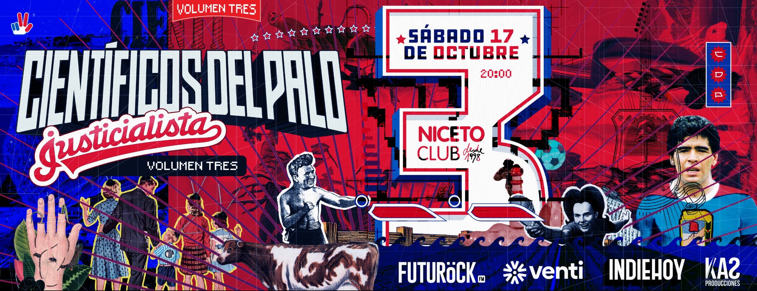 Imagen de Cientificos del Palo en Niceto Club (+18 años)