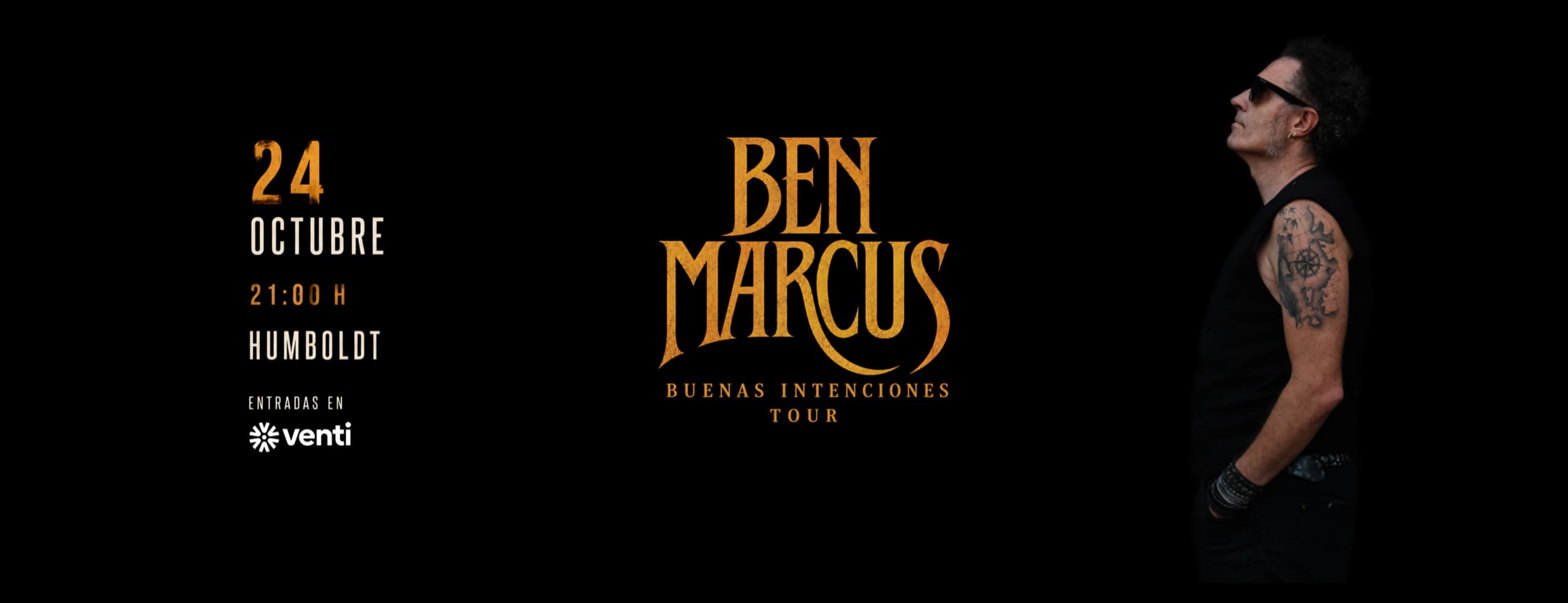 Imagen de Ben Marcus. "Buenas intenciones Tour” en Humboldt | Niceto Club (+18 años)