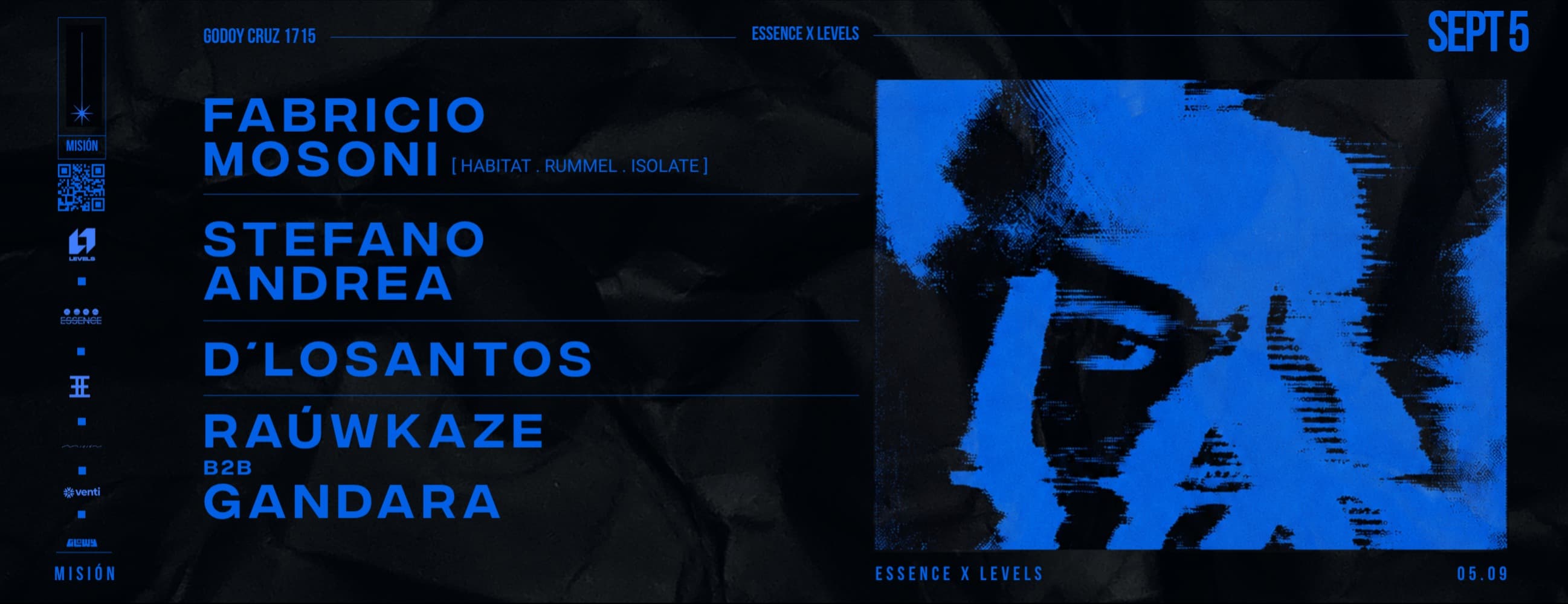 Imagen de FABRICIO MOSONI X ESSENCE & LEVELS