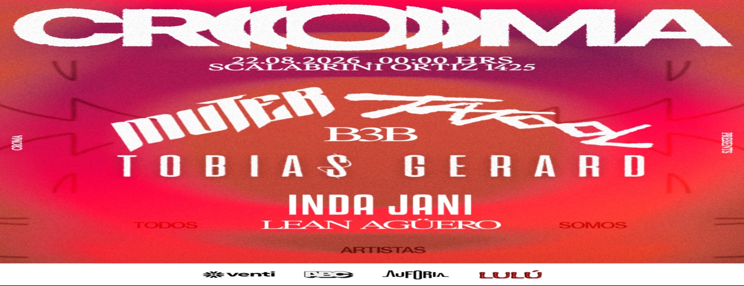 Imagen de 22/08 | Lulú pres TATOOL B3B TOBIAS B3B MUTER - Inda Jani - Arjaus Crew